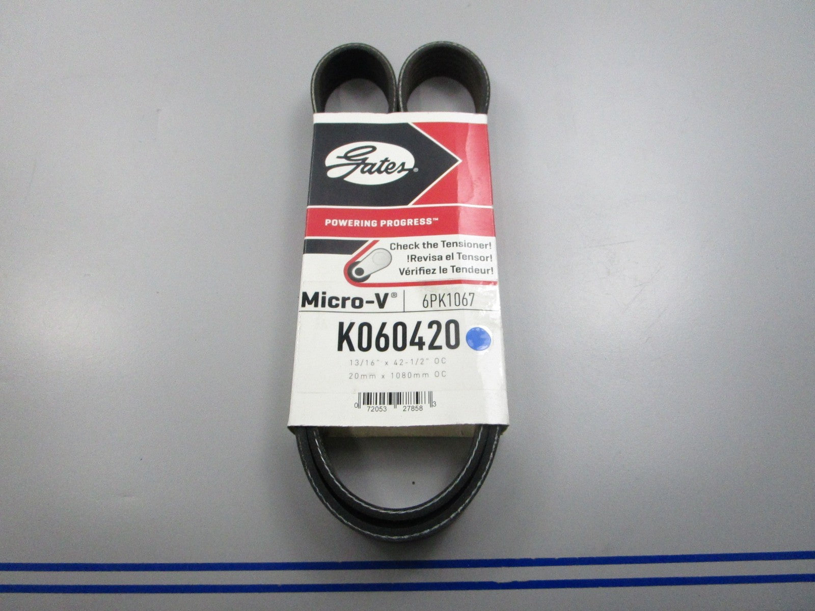 NEW K060420 Gates Micro-V Serpentine Belt 0810