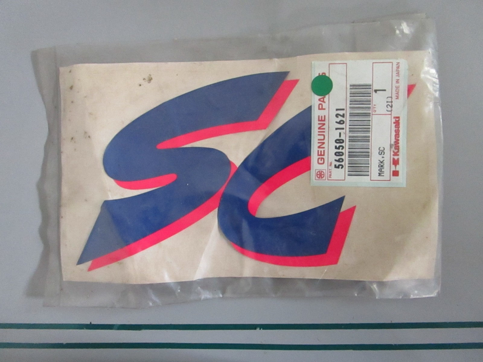 Kawasaki NEW OEM Mark Emblem Decal 56050-1621 Motorcycle NOS Genuine Part 0820