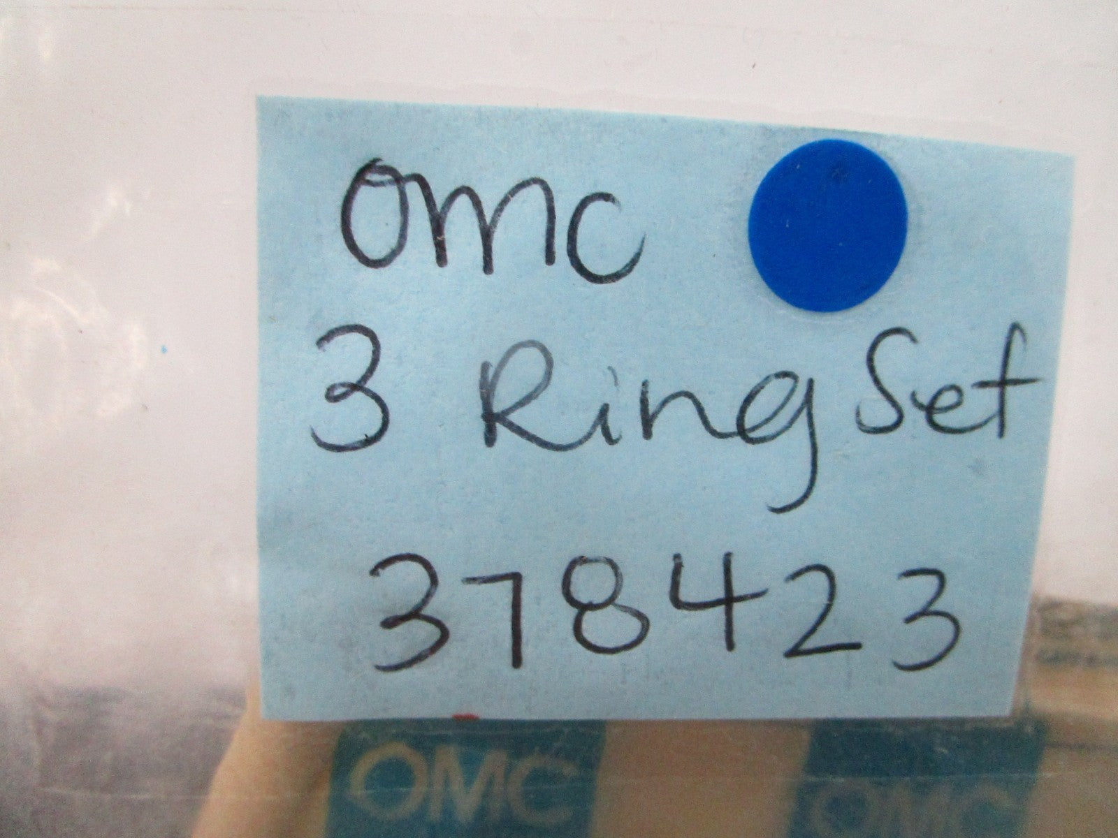 *NEW OEM* 0810 OMC Johnson Evinrude 3 Ring Set 378423 0378423
