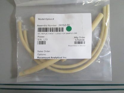 Rosemount 24152-00 TCL Sample Line Replacement Tubing Kit NEW OEM 0820
