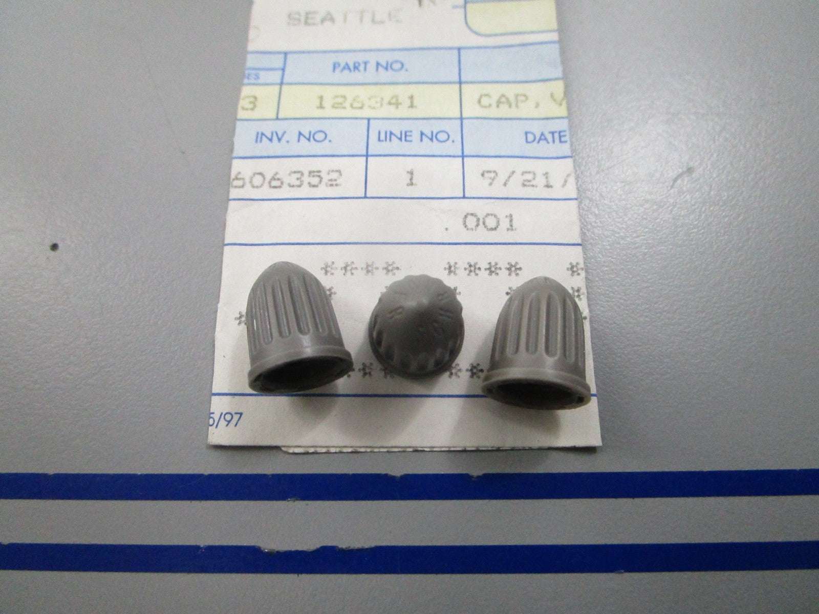 *NEW OEM* (LOT OF 3) 0810 OMC Johnson Evinrude Valve Cap 126341 0126341