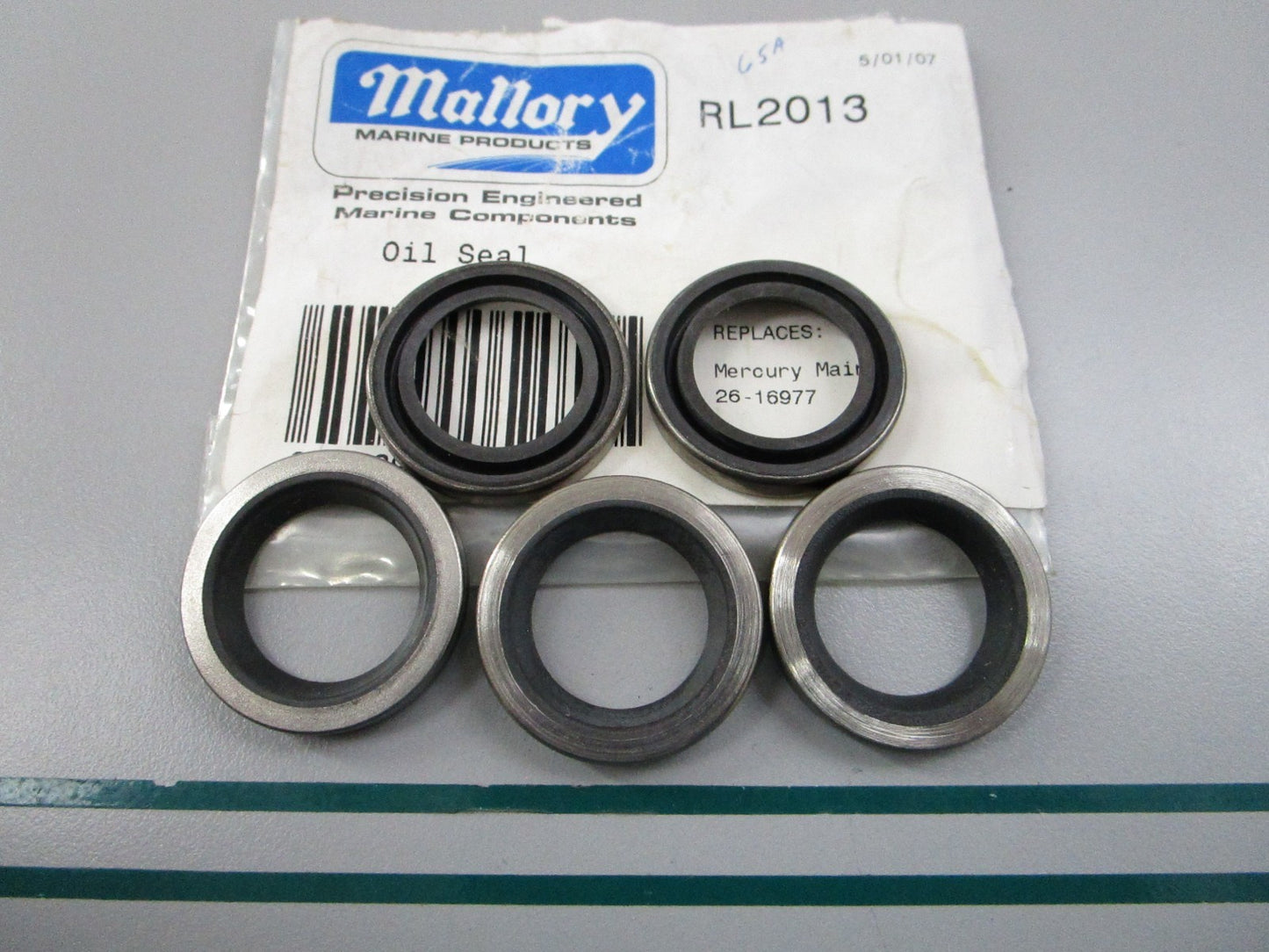 NEW (LOT OF 5) RL2013 Replaces: 26-16977 Mallory Oil Seal 0810