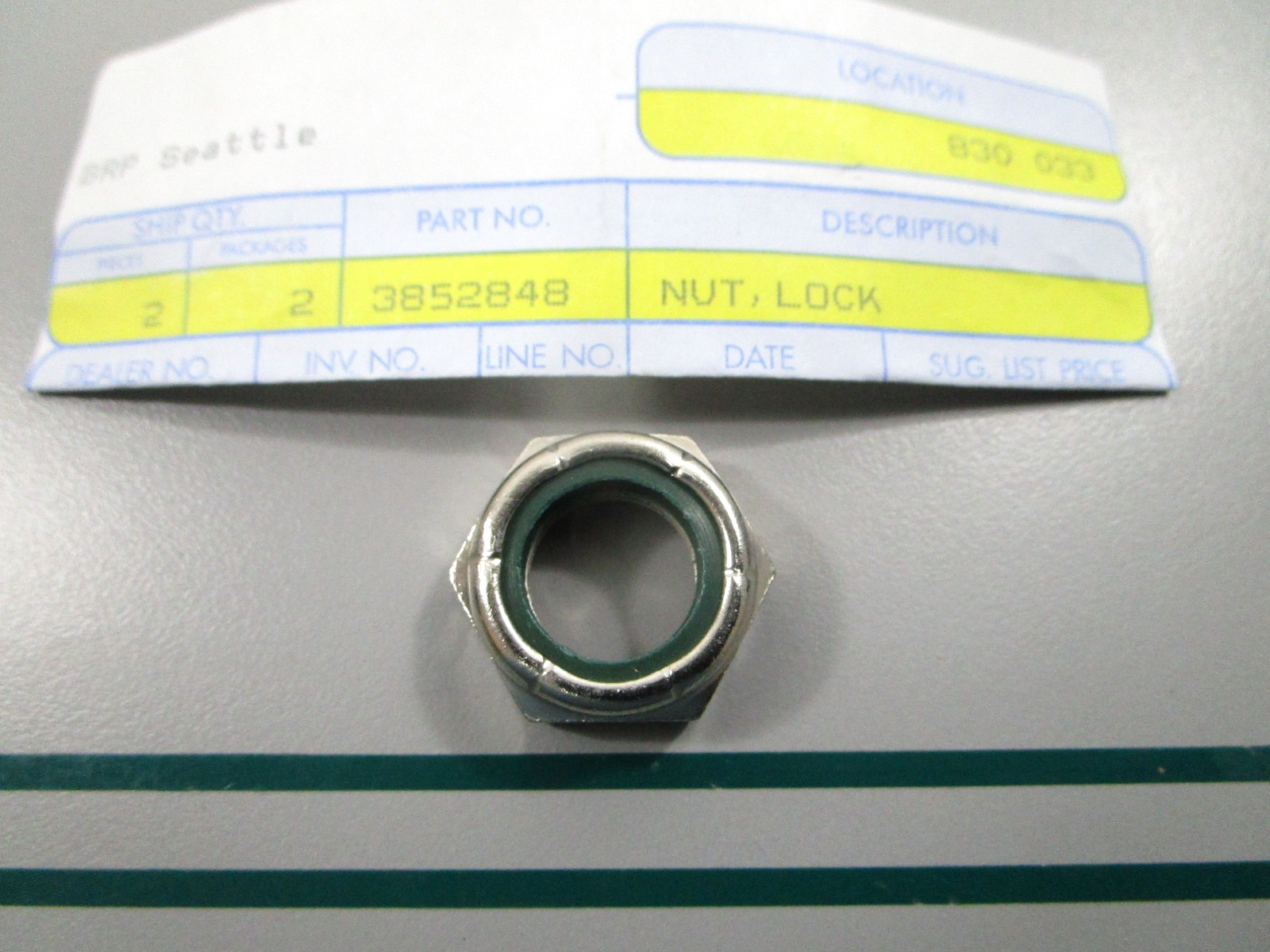 NEW OEM 3852848 OMC Johnson Evinrude Locknut 0810