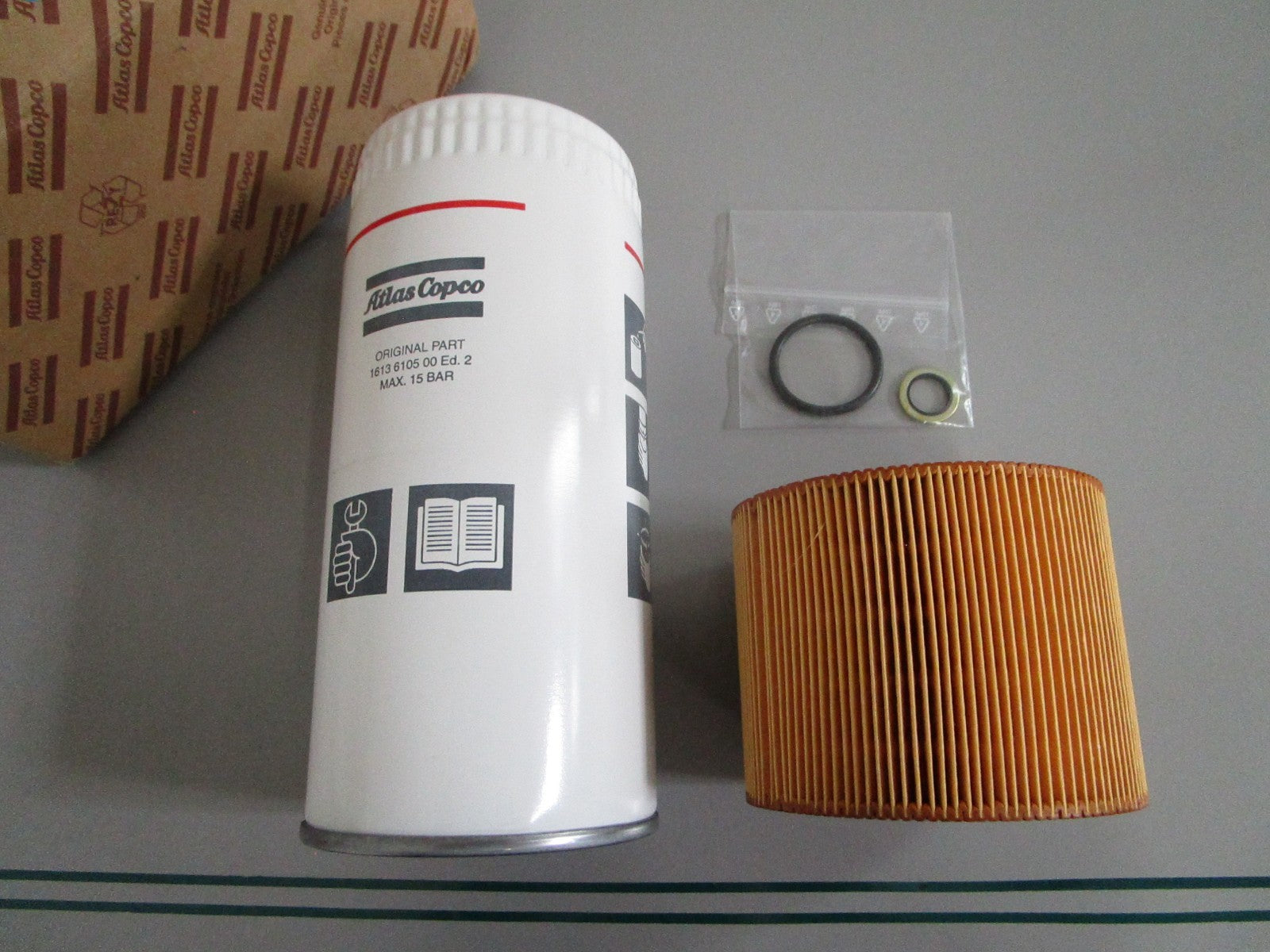 Atlas Copco 2901055900 Filter Kit GA5 GA7 GA10 Air Compressor NEW OEM 0820