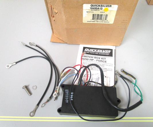 *NEW OEM* 0720 Mercury Quicksilver Force 40 50 Switch Box Kit 18495A13 18495A11