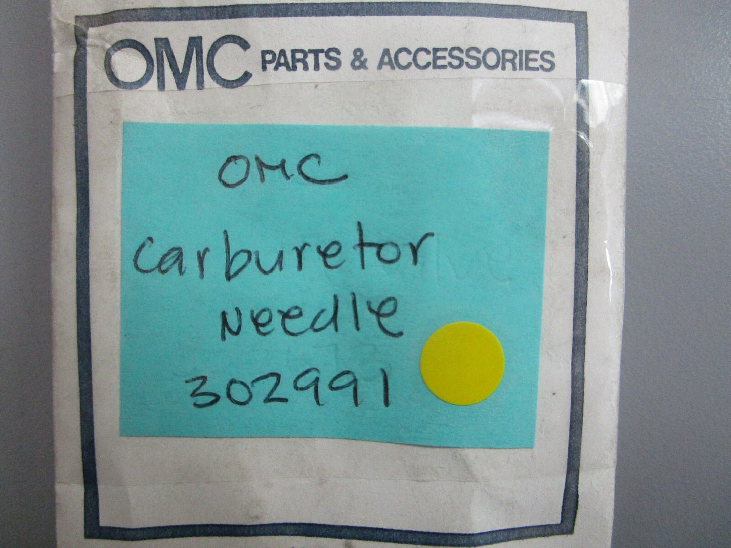 *NEW OEM* 0820 OMC Johnson Evinrude Carburetor Needle 302991 0302991