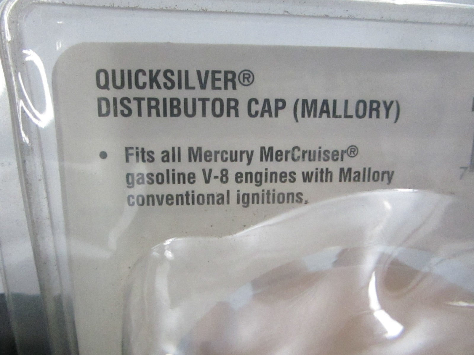 NEW OEM 391-5075Q1 Mercury Quicksilver Distributor Cap 0810