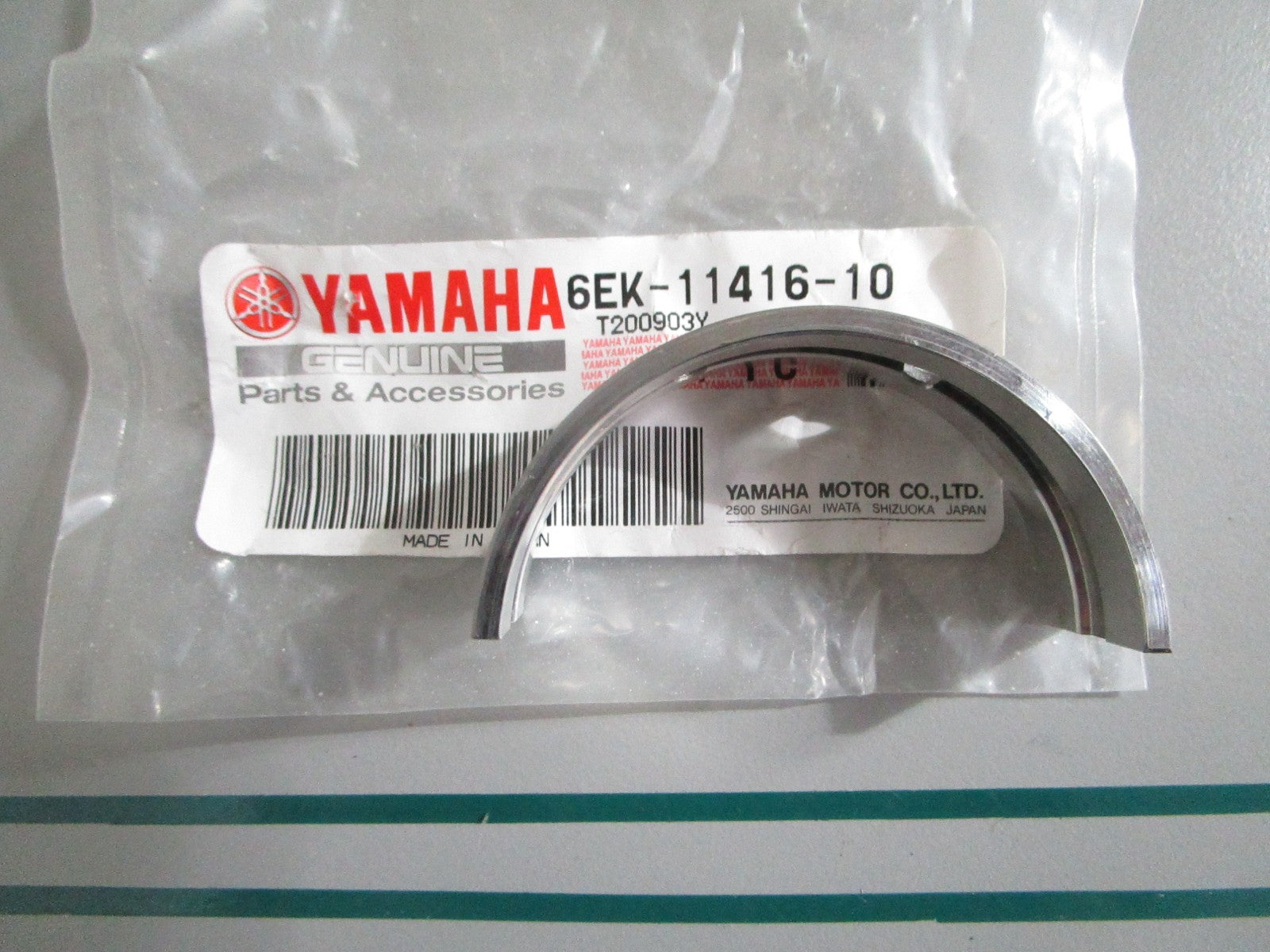NEW OEM 6EK-11416-10-00 Yamaha Crankshaft Plane Bearing 0820