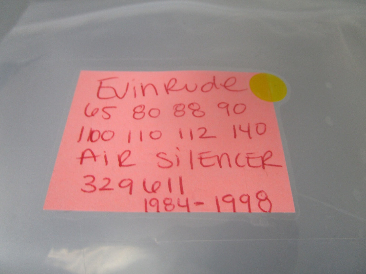 *NEW OEM* 0720 OMC Johnson Evinrude 65 80 88 90 100 110 112 140 hp Air Silencer