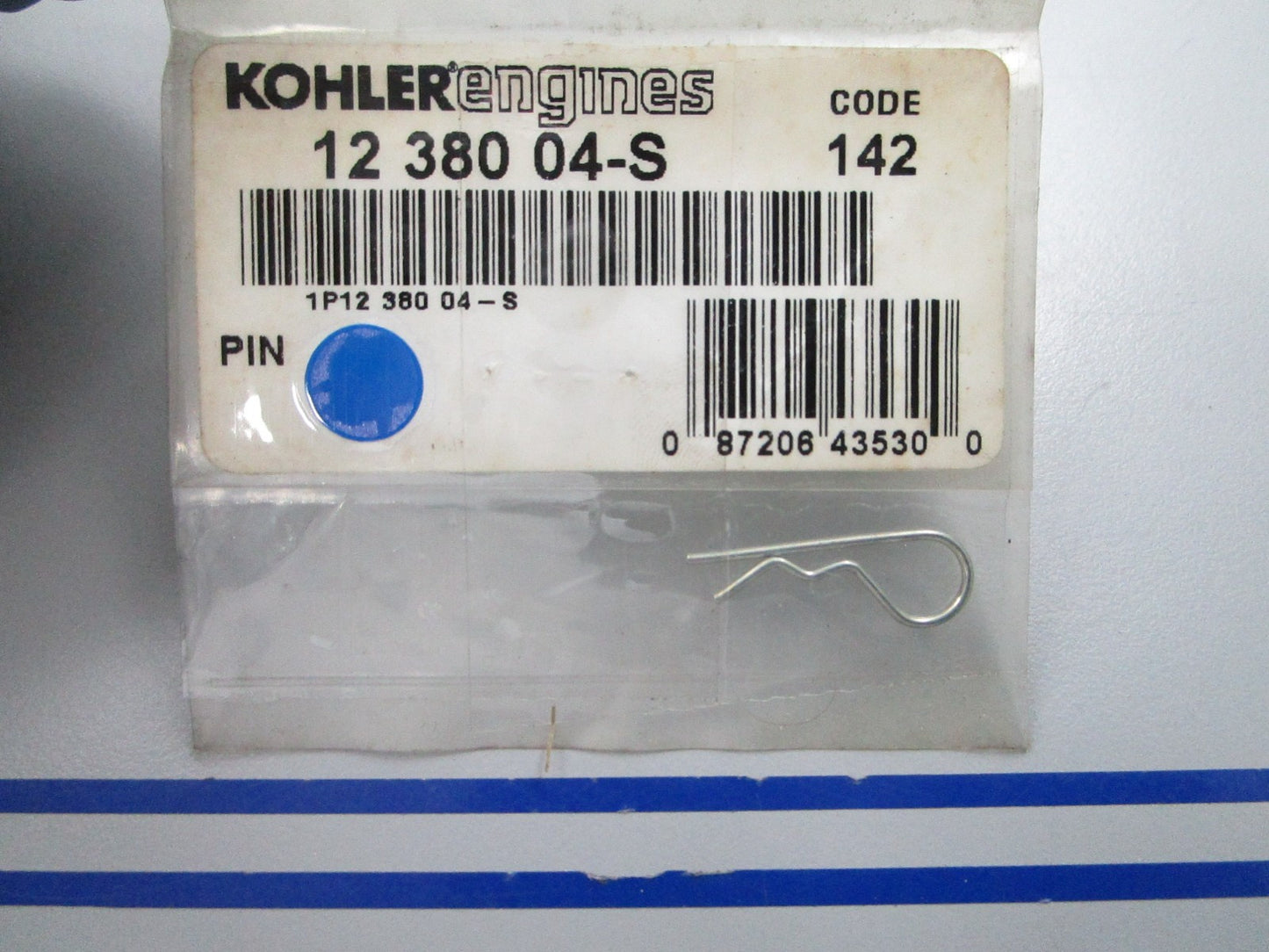 NEW OEM Kohler Pin 12 380 04-S 0810