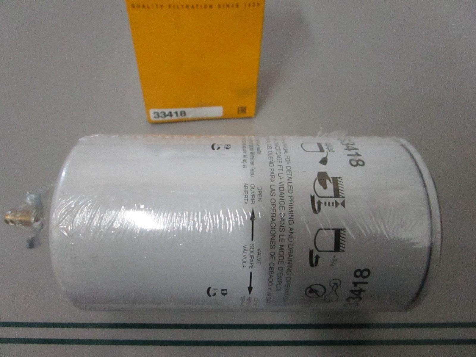 NEW 33418 WIX Fuel/Water Separator 0810