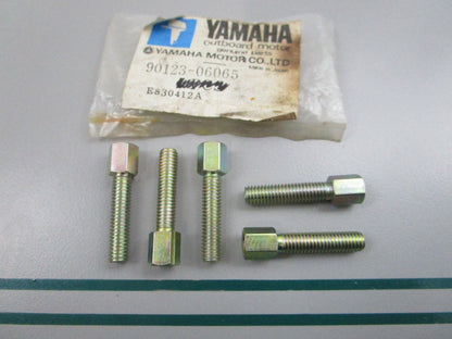 NEW OEM (LOT OF 5) 90123-06065 Yamaha Bolt 0810