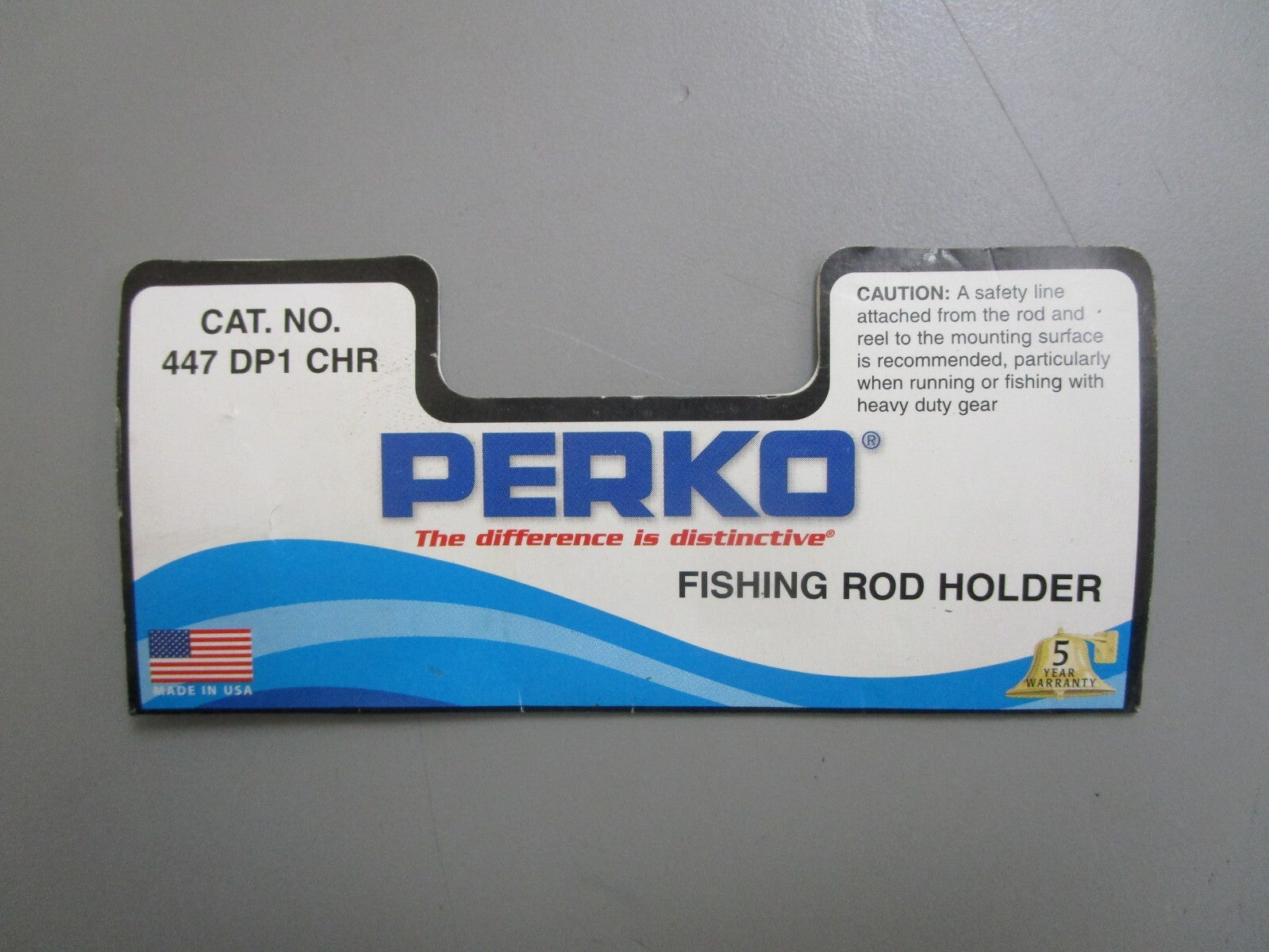 *NEW* 0820 Perko Flush Mount Rod Holder 447-DP1-CHR