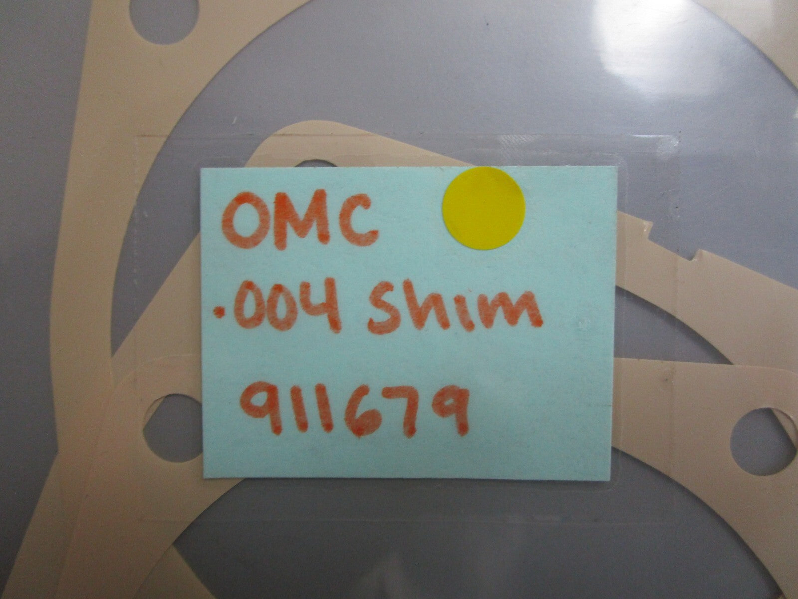 *NEW OEM* (LOT OF 3) 0810 OMC Johnson Evinrude .004 Shim 911679 0911679