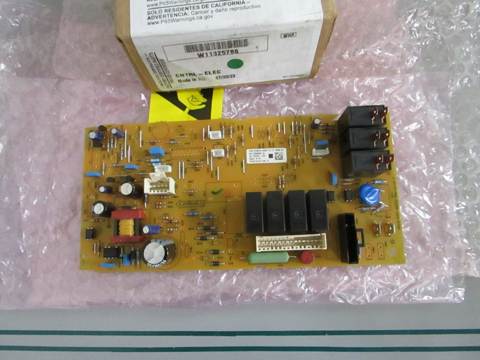 Whirlpool NEW OEM Microwave Control Board W11325786 KitchenAid NOS Part 0820