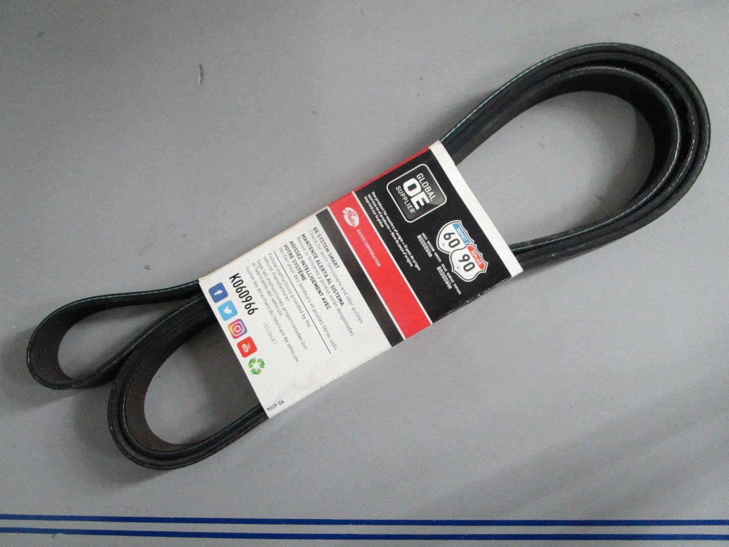 NEW K060888 Gates Century Series Micro-V Serpentine Belt 0820