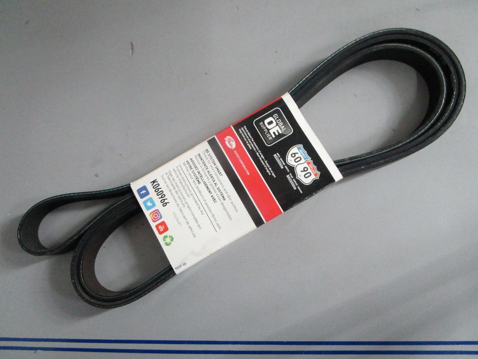 NEW K060888 Gates Century Series Micro-V Serpentine Belt 0820