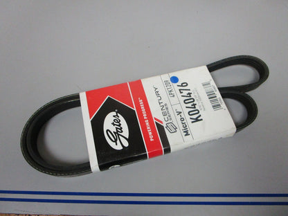 NEW K040476 Gates Micro-V 9/16" x 48 ⅛" Serpentine Belt 0720