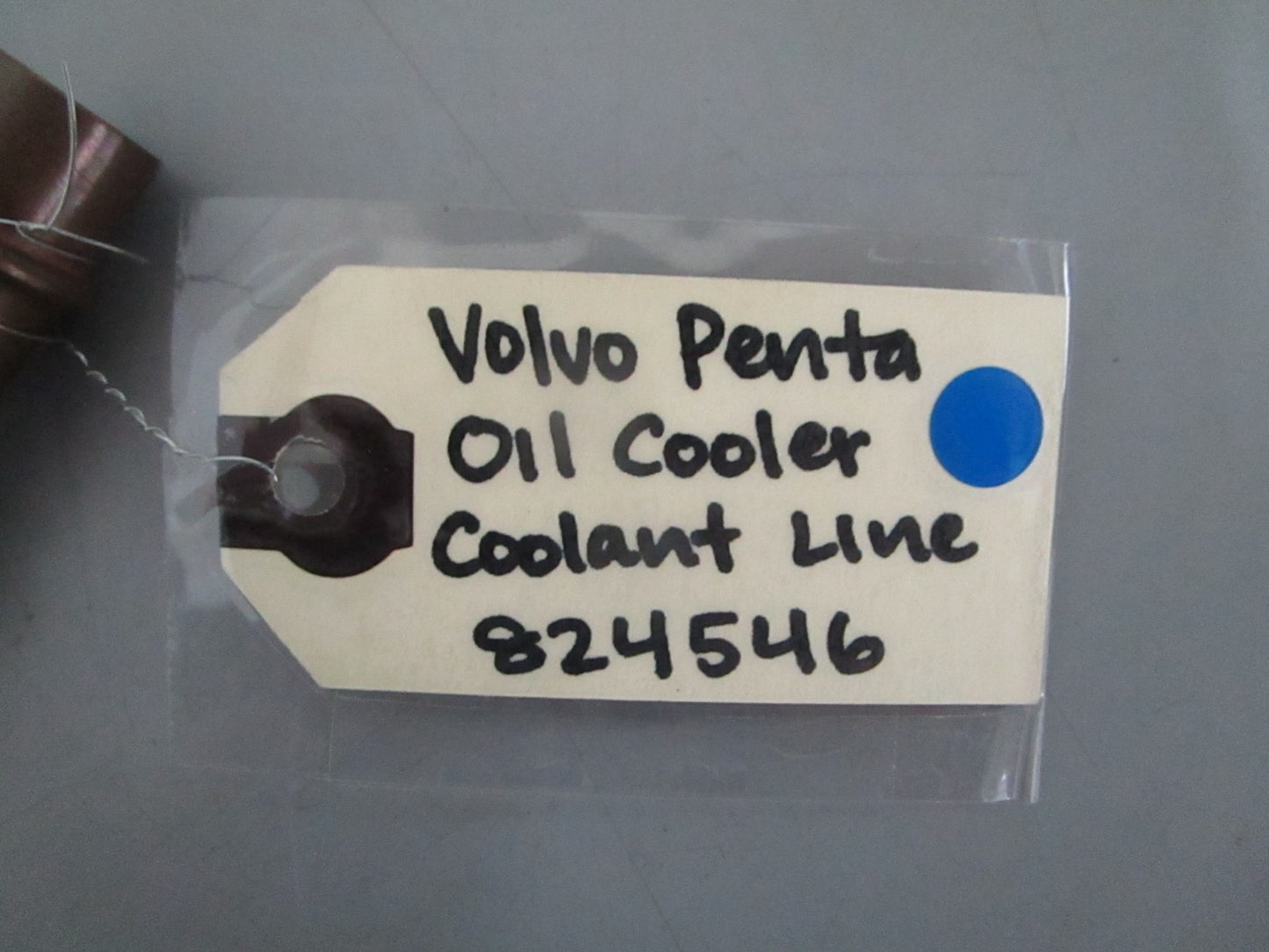*NEW OEM* 0820 Volvo Penta Oil Cooler Coolant Line 824546