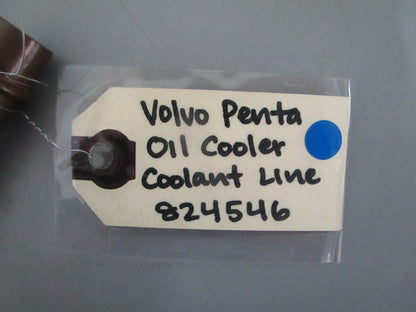 *NEW OEM* 0820 Volvo Penta Oil Cooler Coolant Line 824546