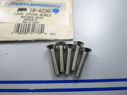 *NEW* (LOT OF 5) 0810 Sierra Lock Catch Screw 18-4238 Replaces: Volvo 943218-8