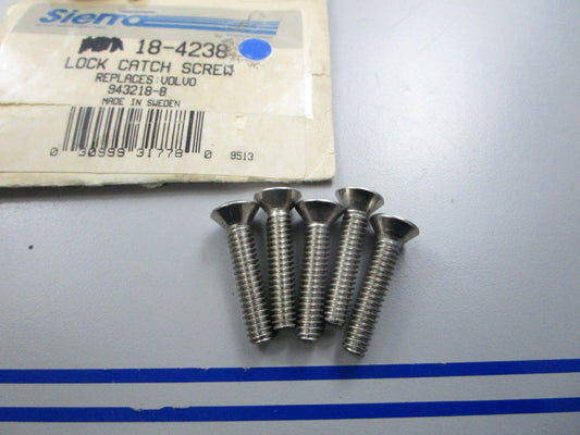 *NEW* (LOT OF 5) 0810 Sierra Lock Catch Screw 18-4238 Replaces: Volvo 943218-8