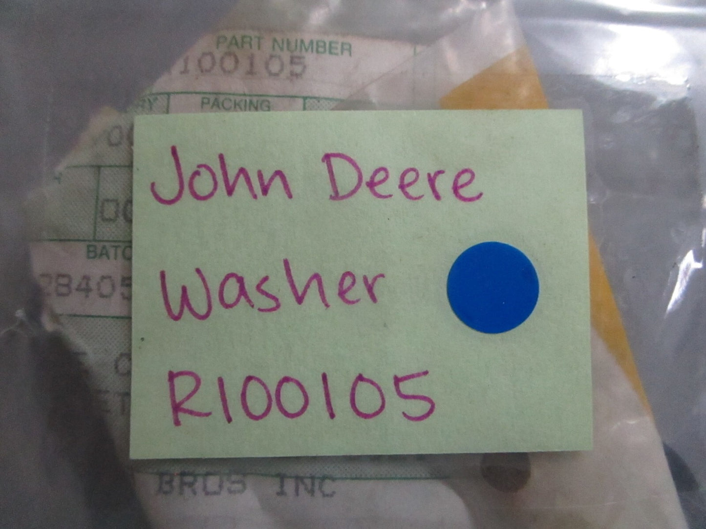 *NEW OEM* 0810 John Deere Washer R100105