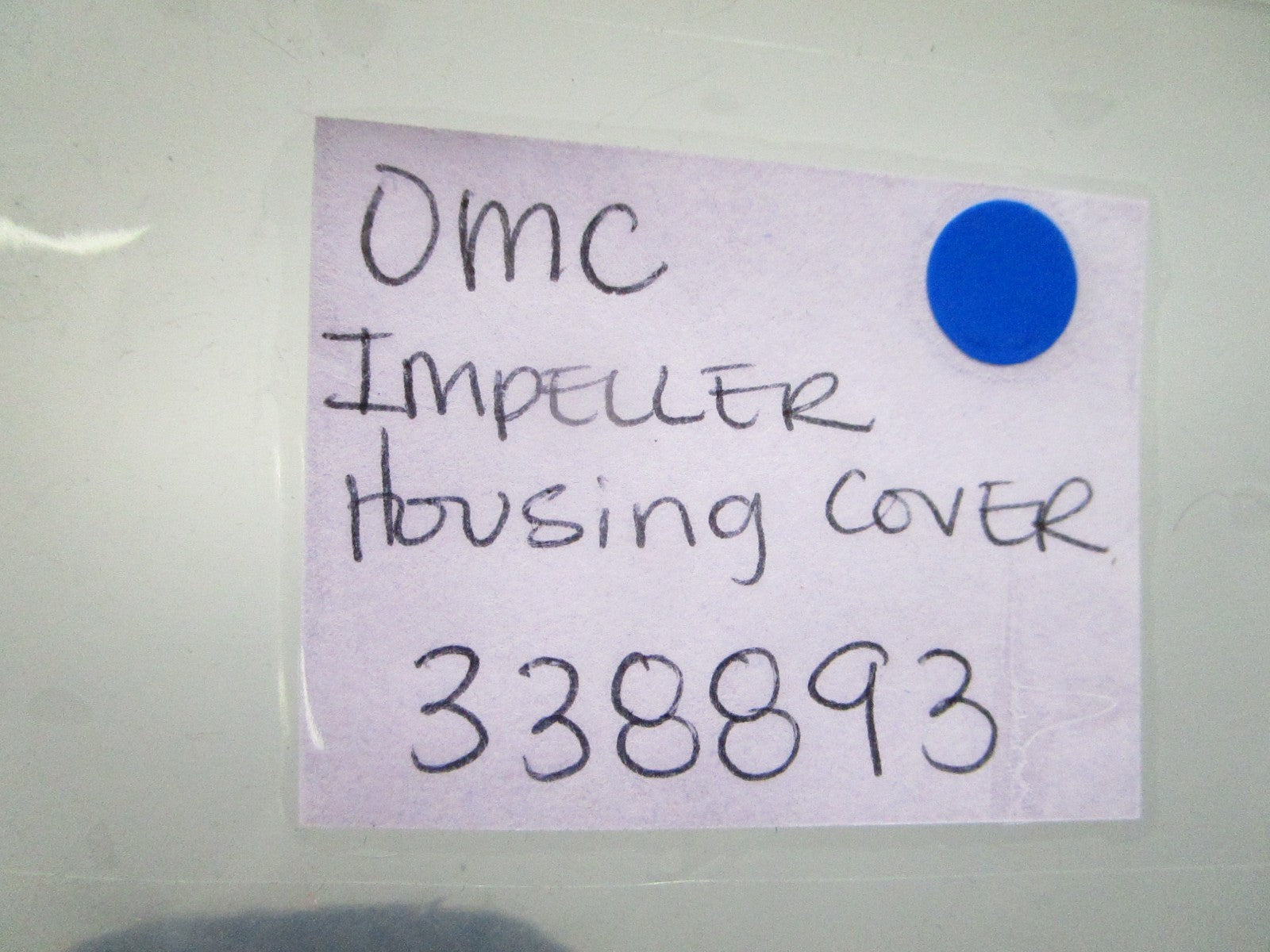 *NEW OEM* (LOT OF 3) 0720 OMC Johnson Evinrude Impeller Housing Cover 338893