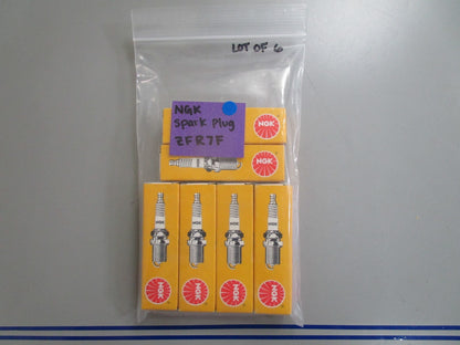 *NEW* (LOT OF 6) 0810 NGK Spark Plug ZFR7F