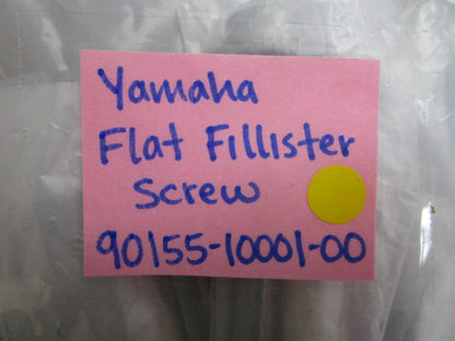 *NEW OEM* 0810 Yamaha Flat Fillister Screw 90155-10001-00