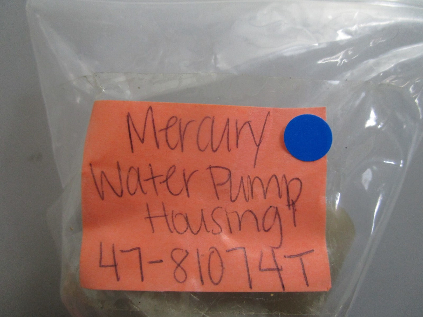 *NEW OEM* 0810 Mercury Quicksilver Water Pump Housing 47-81074T