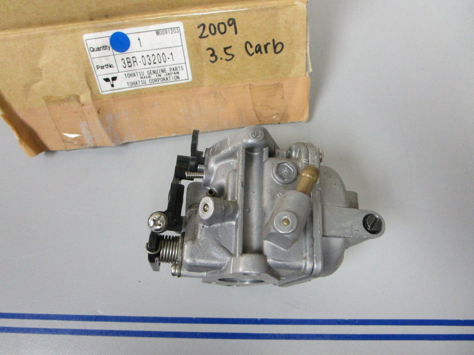 NEW OEM 3BR-03200-1 Tohatsu Nissan 2009 3.5hp Carburetor 0720