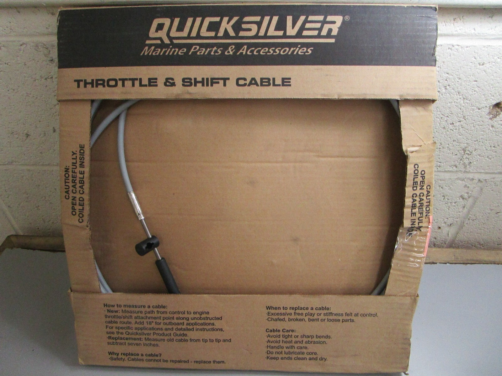 *NEW OEM* 0820 Mercury Quicksilver 19' Cable 897977A19