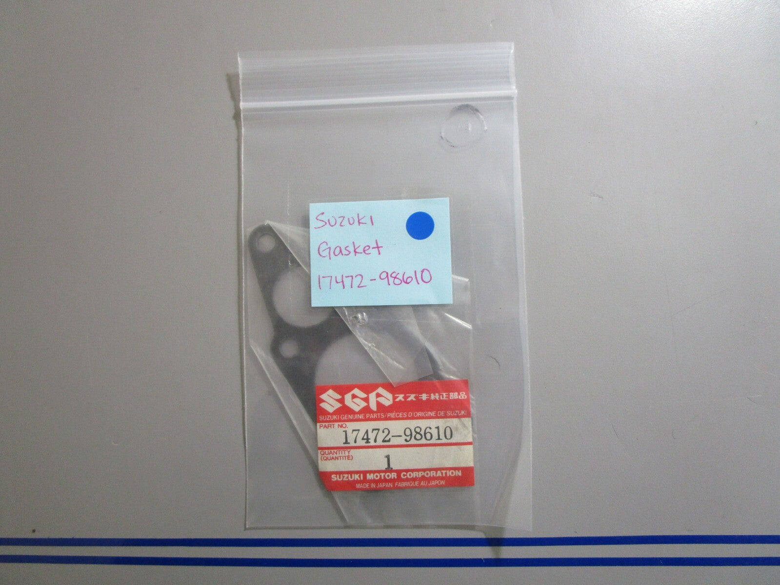 *NEW OEM* 0770 Suzuki Gasket 17472-98610