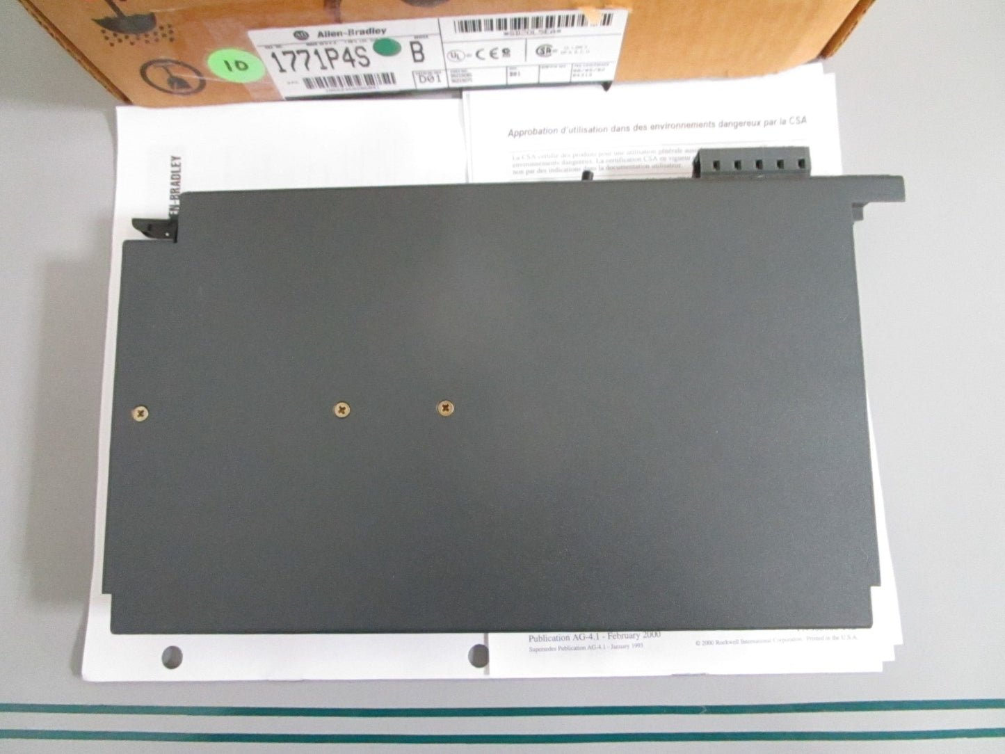Allen-Bradley 1771-P4S PLC-5 Power Supply 120VAC 8A 5VDC Ser B NEW OEM 0820