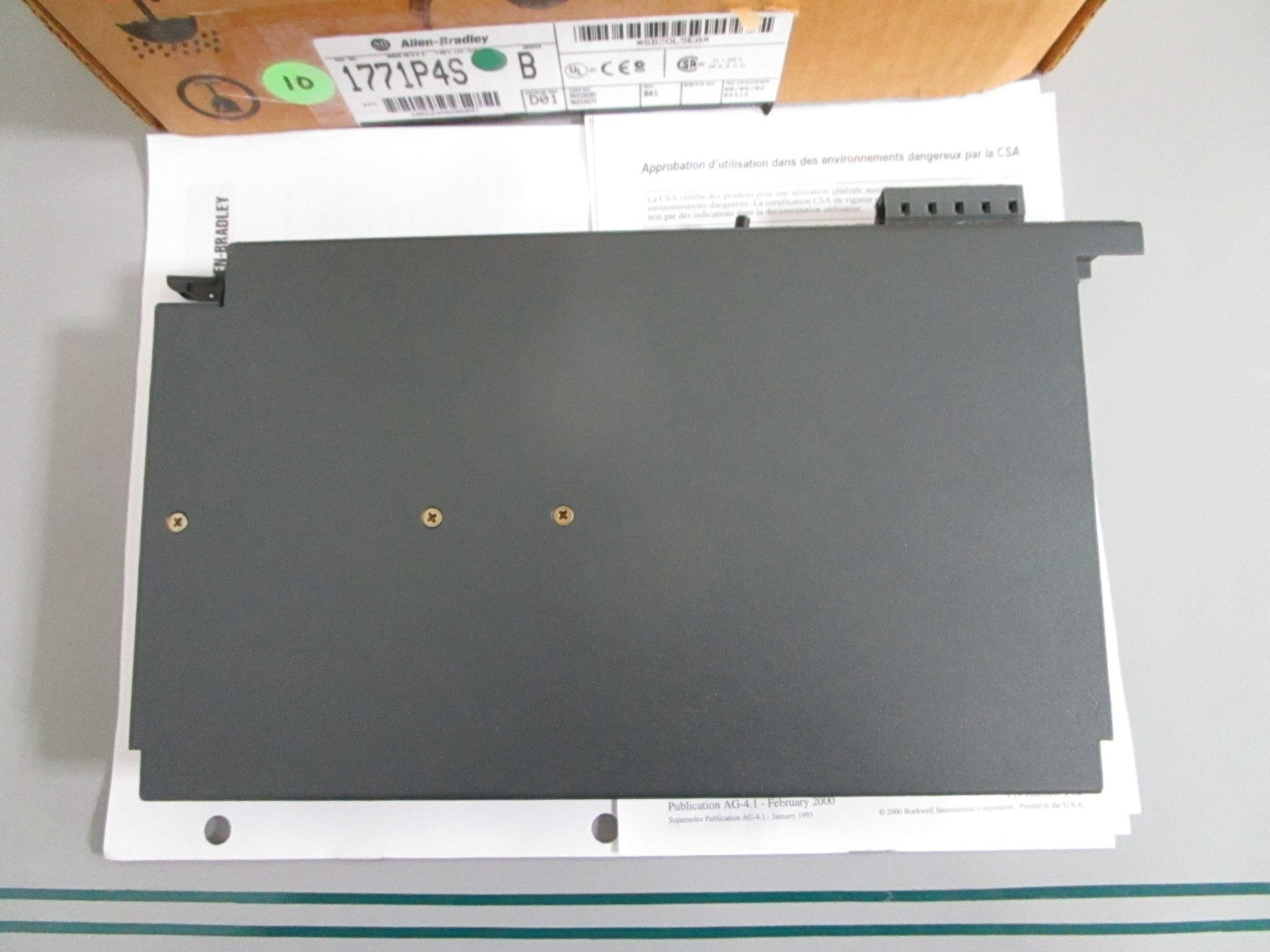 Allen-Bradley 1771-P4S PLC-5 Power Supply 120VAC 8A 5VDC Ser B NEW OEM 0820