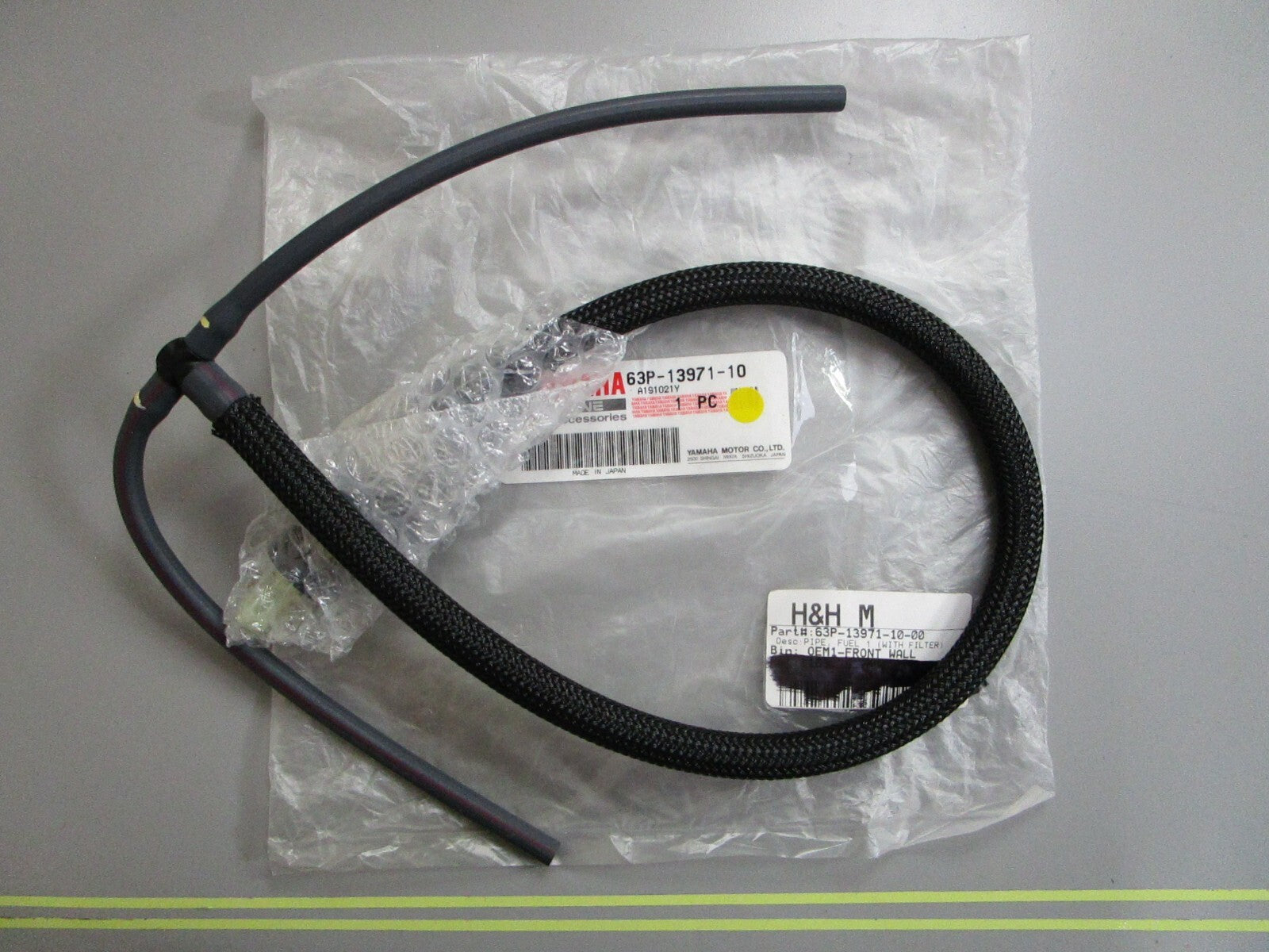 *NEW OEM* 0820 Yamaha Fuel Pipe 1 (w/ Filter) 63P-13971-10-00