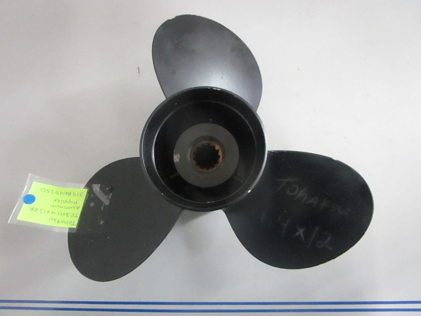 NEW OEM 3T5B645250 Tohatsu TC3×11.4×12RB Aluminum Propeller 0820