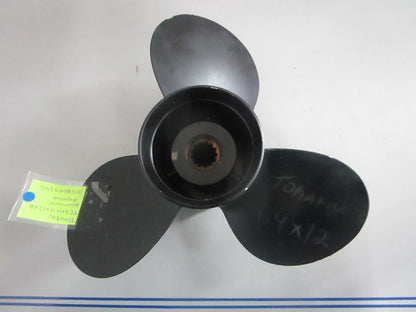 NEW OEM 3T5B645250 Tohatsu TC3×11.4×12RB Aluminum Propeller 0820