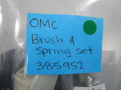 NEW OEM 385952 0385952 OMC Johnson Evinrude Brush & Spring Set 0810