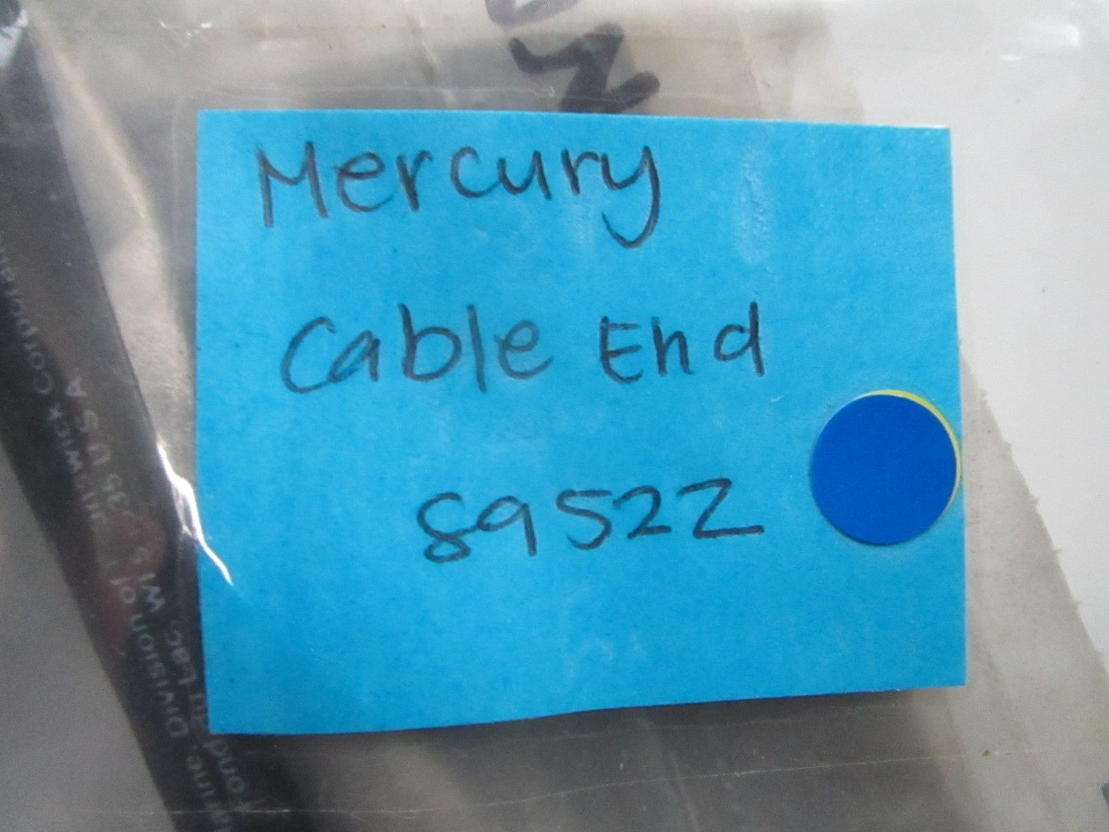 *NEW OEM* 0810 Mercury Quicksilver Cable End 89522