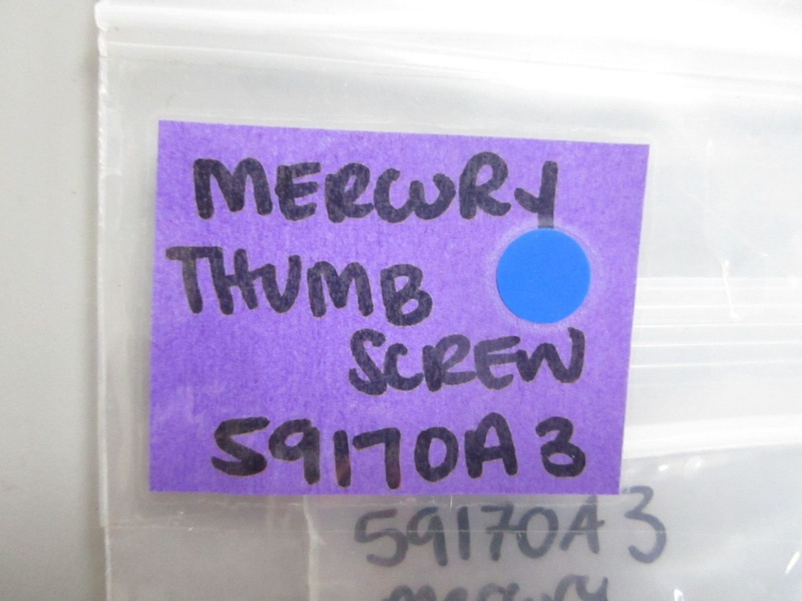 *NEW OEM* 0770 Mercury Quicksilver Thumb Screw 59170A3