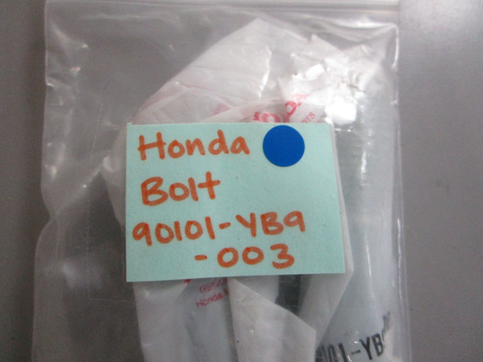 *NEW OEM* 0770 Honda Bolt 90101-YB9-003