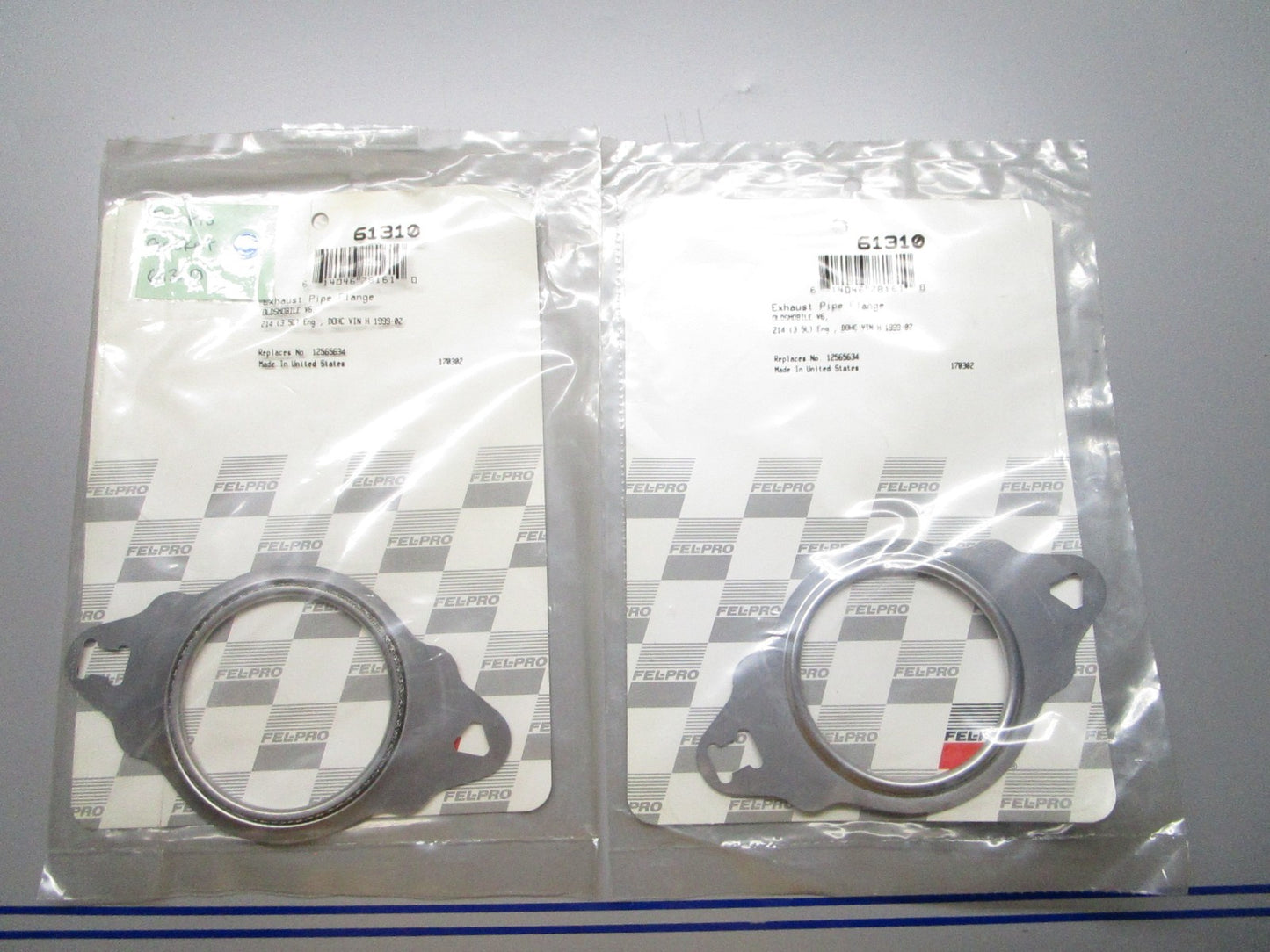 *NEW* (LOT OF 2) 0810 Fel-Pro Gasket 61310