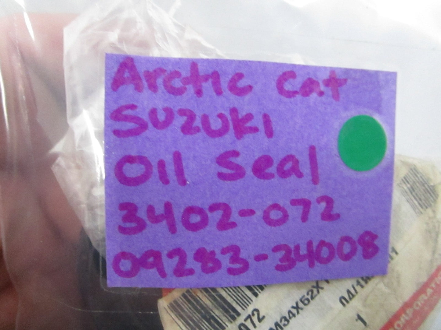 NEW OEM 3402-072 09283-3408 Arctic Cat Suzuki Oil Seal 0810