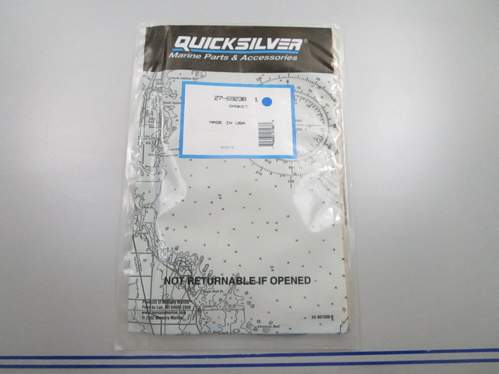 *NEW OEM* 0810 Mercury Quicksilver Gasket 27-69238 1
