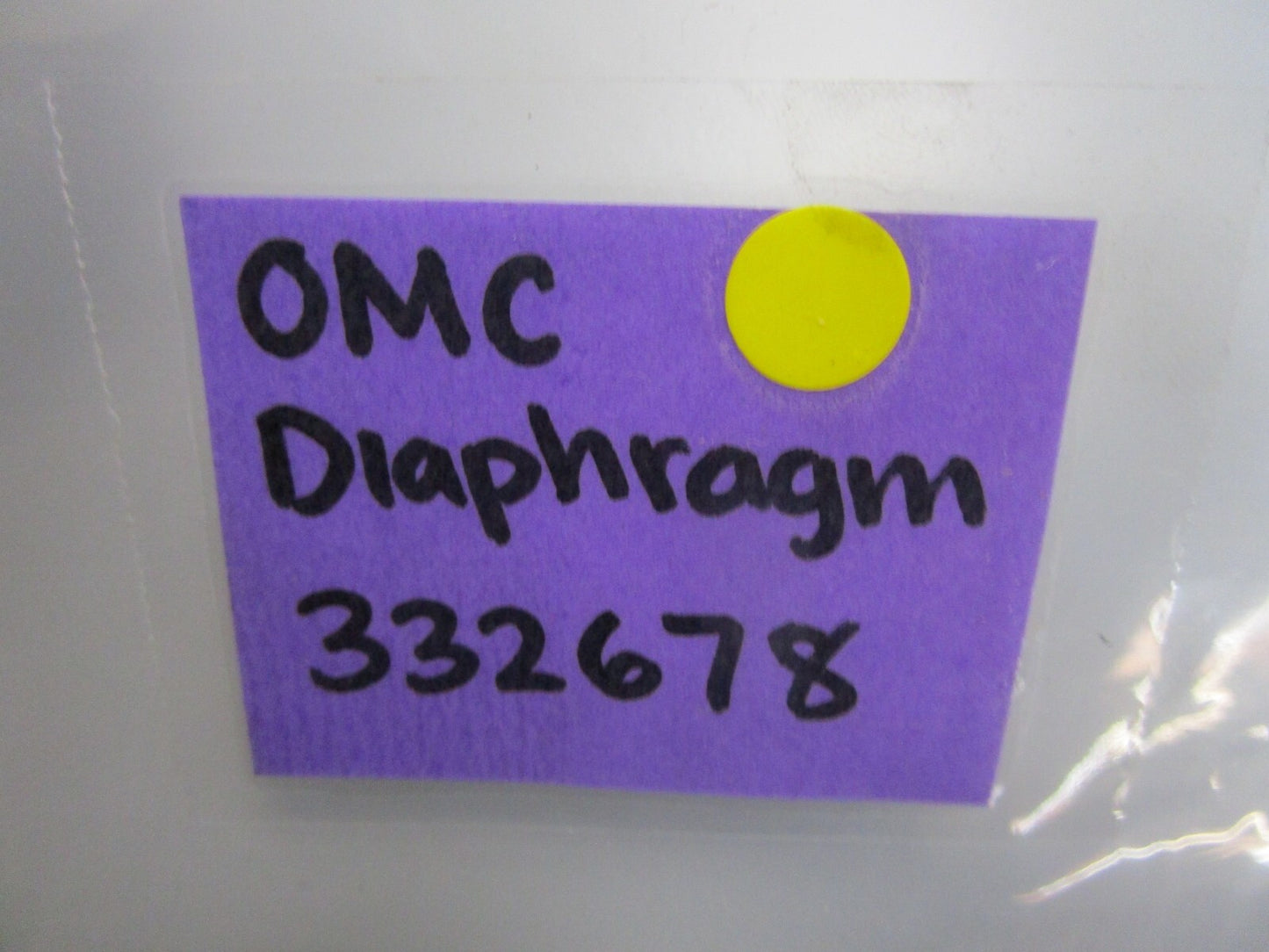 *NEW OEM* 0810 OMC Johnson Evinrude Diaphragm 332678 0332678