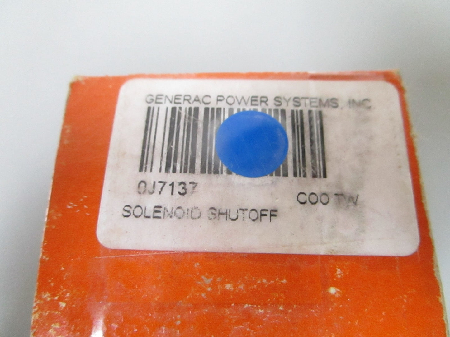 NEW OEM 0J7137 Generac Solenoid Shutoff 0720