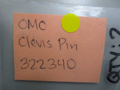 *NEW OEM* 0810 OMC Johnson Evinrude Clevis Pin 322340 0322340
