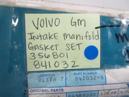 *NEW OEM* 0810 Volvo GM Intake Manifold Gasket Set 356801 841032